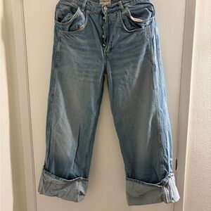 Free People Denim Boyfriend Jeans